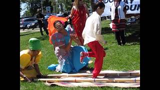 Thelma Dillon Does &quot;Tinikling&quot; at PIDC&#39;s Picnic at Earl Bales Park