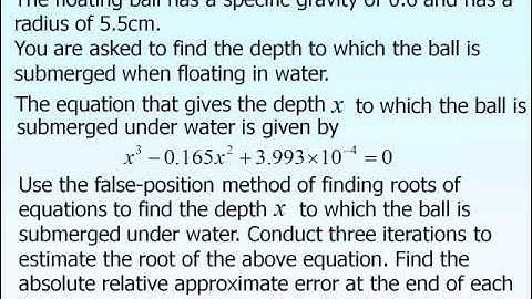 Lecture 03.06 False-Position Method for Solving a Non-Linear Equation Part 2 of 3