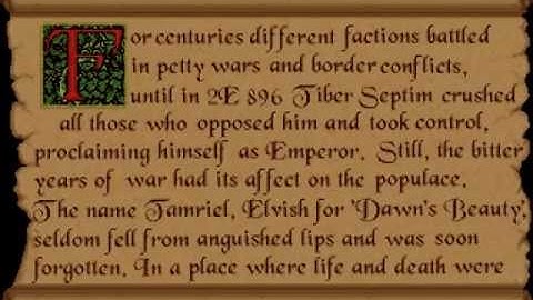 Lets Play Elder Scrolls Arena - Introduction