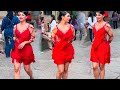 Kajol Sister Tanisha Mukherjee In Red Short Dress At Jhalak Dikhhla Jaa Set