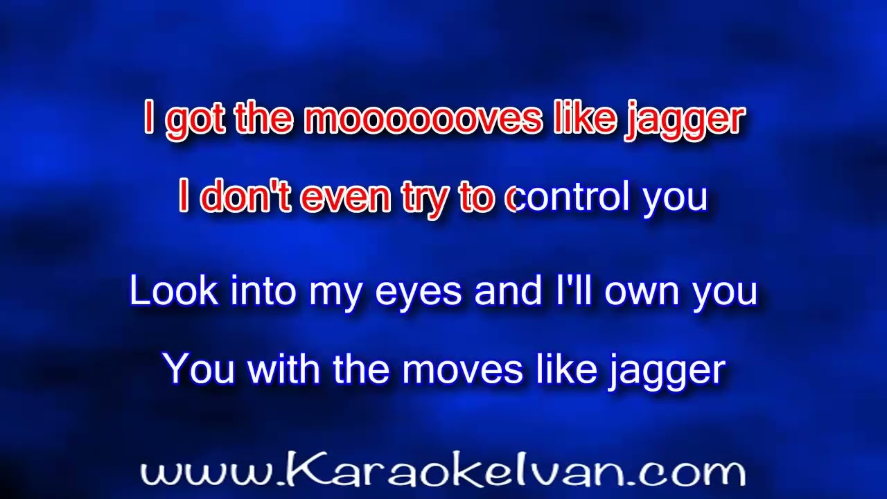 Daniel Boaventura - Moves Like Jagger KARAOKE