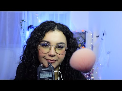ASMR PINCEL NA TELA + SONS DE BOCA