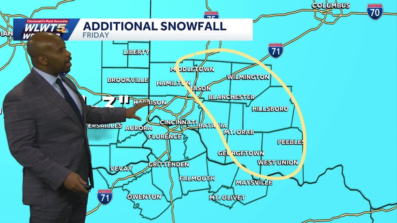 Another chance for snow expected Friday - YouTube