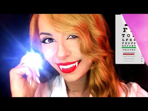 [ASMR FRANÇAIS] Bilan Médical VAMPIRE 🧛‍♀️ Médecin Roleplay 👩‍⚕️ Examen de la Vue,  Examen du Visage