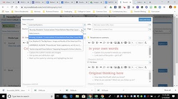Noodletools Notecards