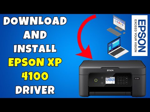How To Download & Install Epson XP 4100 Printer Driver in Windows 10/11