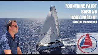 Sailing catamaran Fountaine Pajot Saba 50 Lady Roslyn FOR SALE!!! (narrated walkthrough Video)