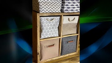 Cube Storage Unit compatible with IKEA Kallax unit and other inserts