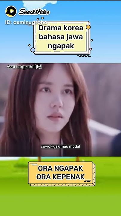 Drama korea bahasa jawa ngapak