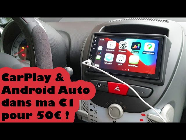 Diy Add Carplay (Android Auto) & Rear View Camera To Citroen C1 & Peugeot  107 & Toyota Aygo - Youtube