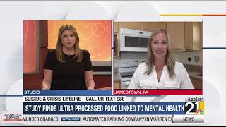Study finds ultra processed food linked to mental health