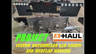 PROJECT 'EXHAUL' PT5 MAKING REAR LED LIGHT PANELS / MUDFLAP BRACKETS