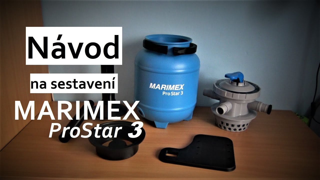 Návod na sestavení MARIMEX ProStar 3 (písková filtrace) - YouTube