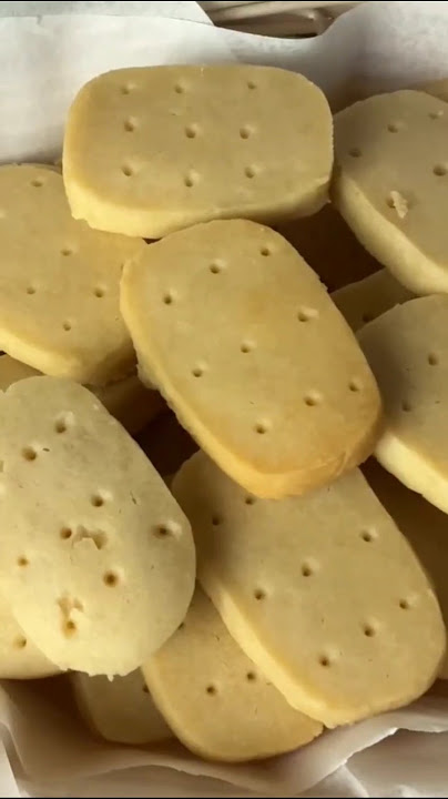 Three-Ingredient Shortbread Cookies (Easiest Cookie Recipe!)