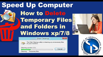 Temporary file folder in Windows 7 disk cleanup  delete temp files