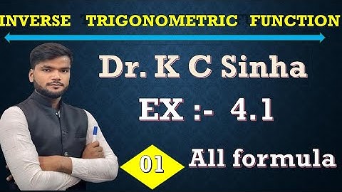 📚😱inverse trigonometric function class 12th   Dr. k c sinha All formula #formula #inverse #math😱