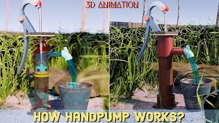 Brilliant Engineering Behind Working of Handpump. How Does Handpump Work?(3D Animation) (WITH CC). by Animated Beardo 711 views 1 year ago 2 minutes, 29 seconds