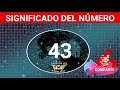 NUMEROLOGÍA🤍Significado del número 43❓ Numero 43 en lo espiritual🙏numero 43 NUMERO