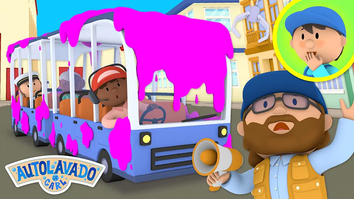 El Camión De Tours De Tonya | El Autolavado de Carl | Caricatura Para Niños