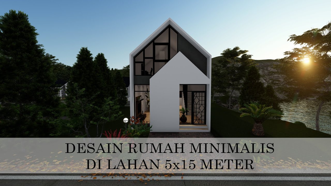  Desain  Rumah 5x15 Meter YouTube