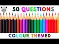 General Knowledge - Colour Themed Quiz | Trivia 50 Questions | Do You Know | Pub Quiz