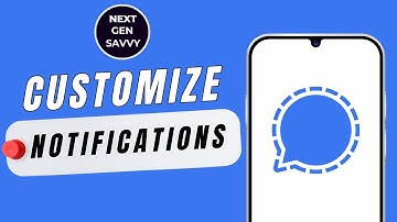 How to Customize Notifications on Signal