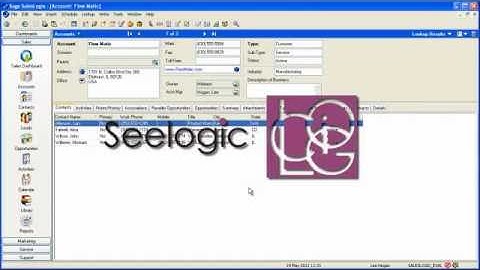 SalesLogix LAN Associating Accounts