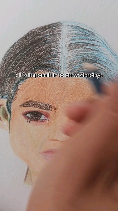 It's impossible to draw Zendaya!SuRe??🤔#shorts - YouTube