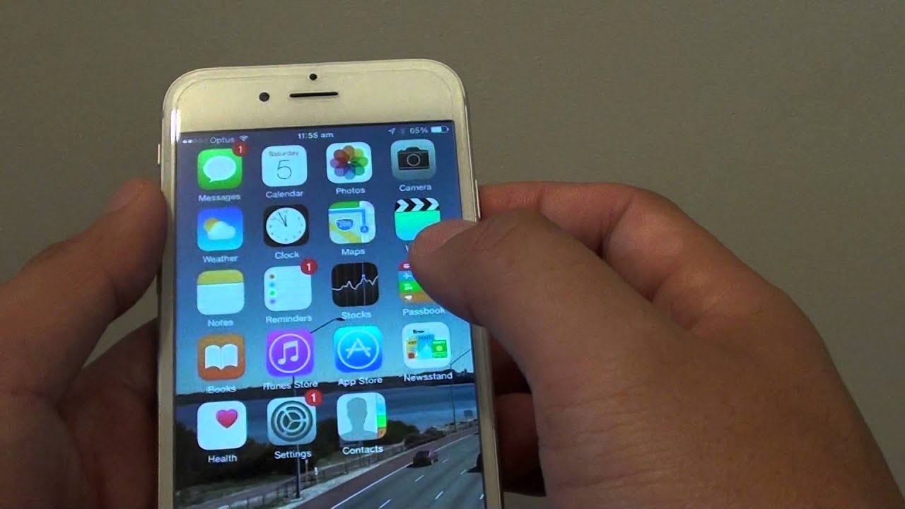 iPhone 6: How to Make a Facetime Call - YouTube