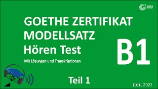 Goethe Zertifikat B1 Hören 2023 | Boost Your Listening Skills for the Goethe B1 Exam 2023 | MD12
