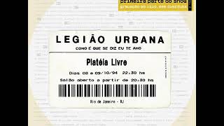 Legião Urbana · Ainda é cedo / Gimme shelter (ao vivo) chords