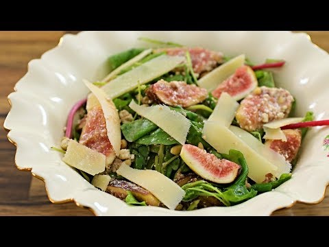 video Fig Goat Cheese Salad Recipe, Worldwide Recipes Fig Goat Cheese Salad Recipe