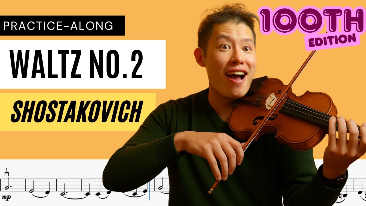 Waltz no.2 (Shostakovich) | Violin Play along