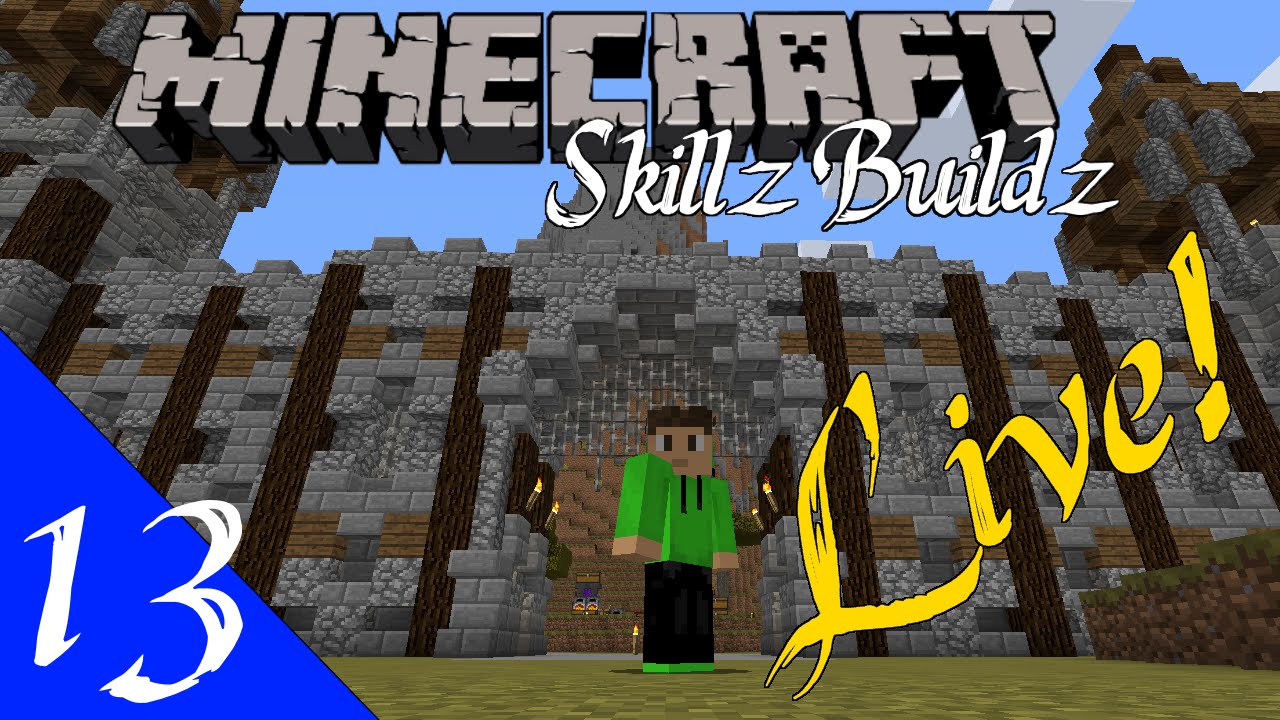 Worst Enchanting Session! - Skillz Buildz Live | Vanilla Minecraft 1.9 #13