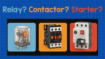 Relay vs Contactor vs Starter – Finally Explained with Real Examples