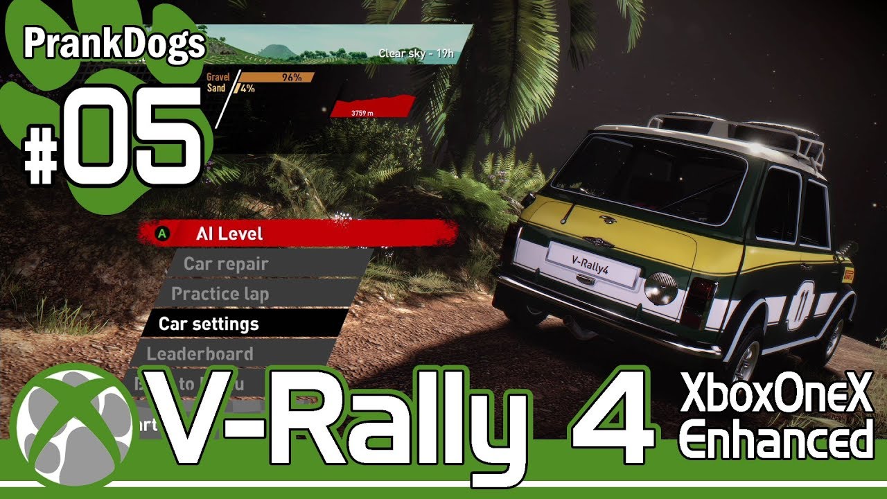 #05【V-Rally4 on Xbox】楽しい泥遊び♪【大型犬の実況】