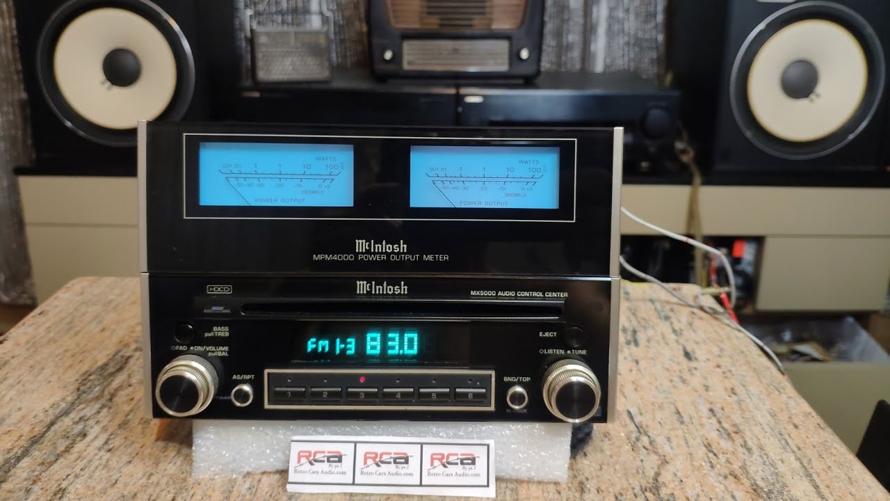 McIntosh MPM4000 パワー出力メーター & MX406 オーディオ McIntosh MX406 + MPM4000 - YouTube