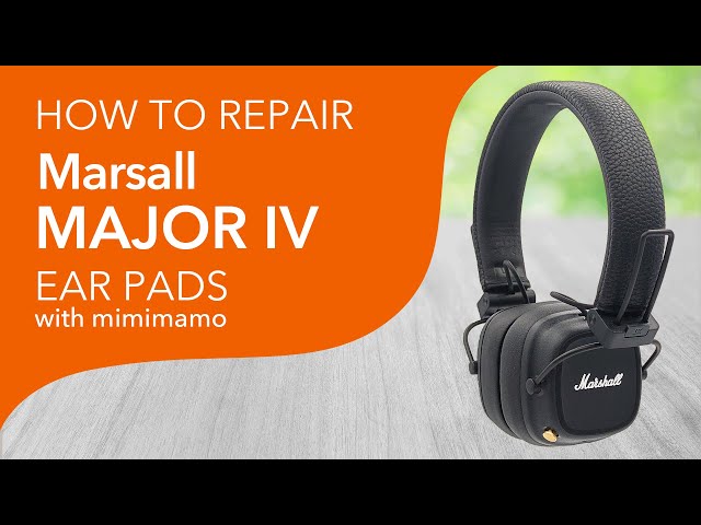 Marshall Major IV 上蓋開けただけ How to Repair Marshall Major IV's ear pads with mimimamo® super