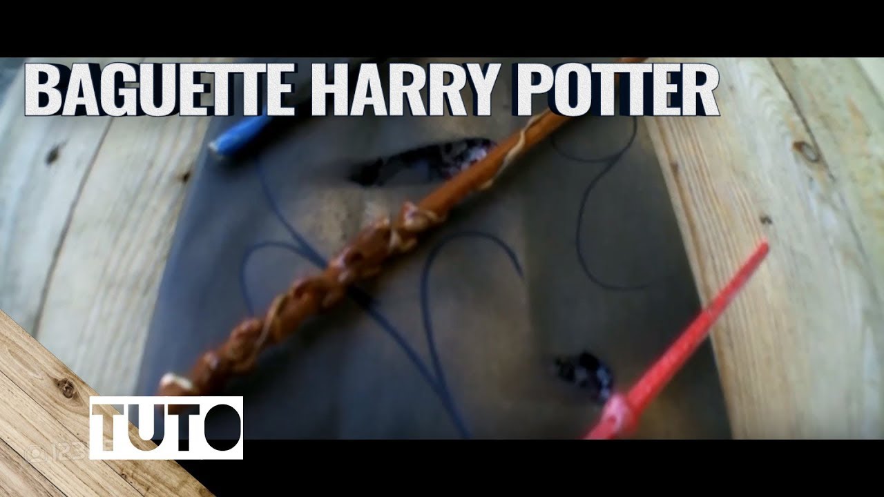 FABRIQUER DES BAGUETTES HARRY POTTER - YouTube