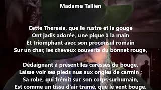 Madame Tallien - Théodore de Banville lu par Yvon Jean