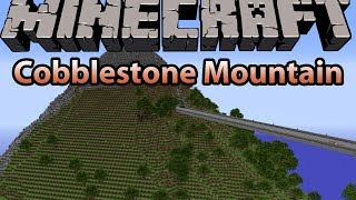 Minecraft Tutorial: How to Quickly Create a Cobblestone Mountain