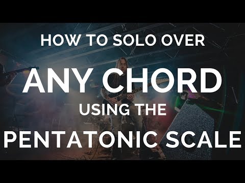 How to Solo over ANY CHORD Using the Pentatonic Scale  Steve Stine Guitar Lesson