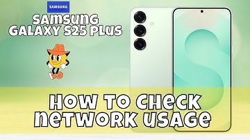 How to Check network usage Samsung Galaxy S25 Plus | Wifi / Data usage  (Easy Tutorial)