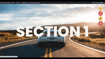 How to create a Floating DiviMenu with Anchor Links