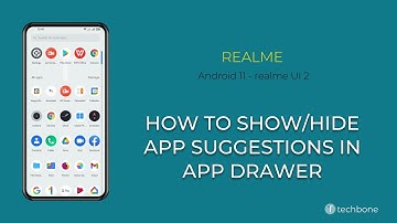 How to Show/Hide App Suggestions in App Drawer - realme [Android 11 - realme UI 2]