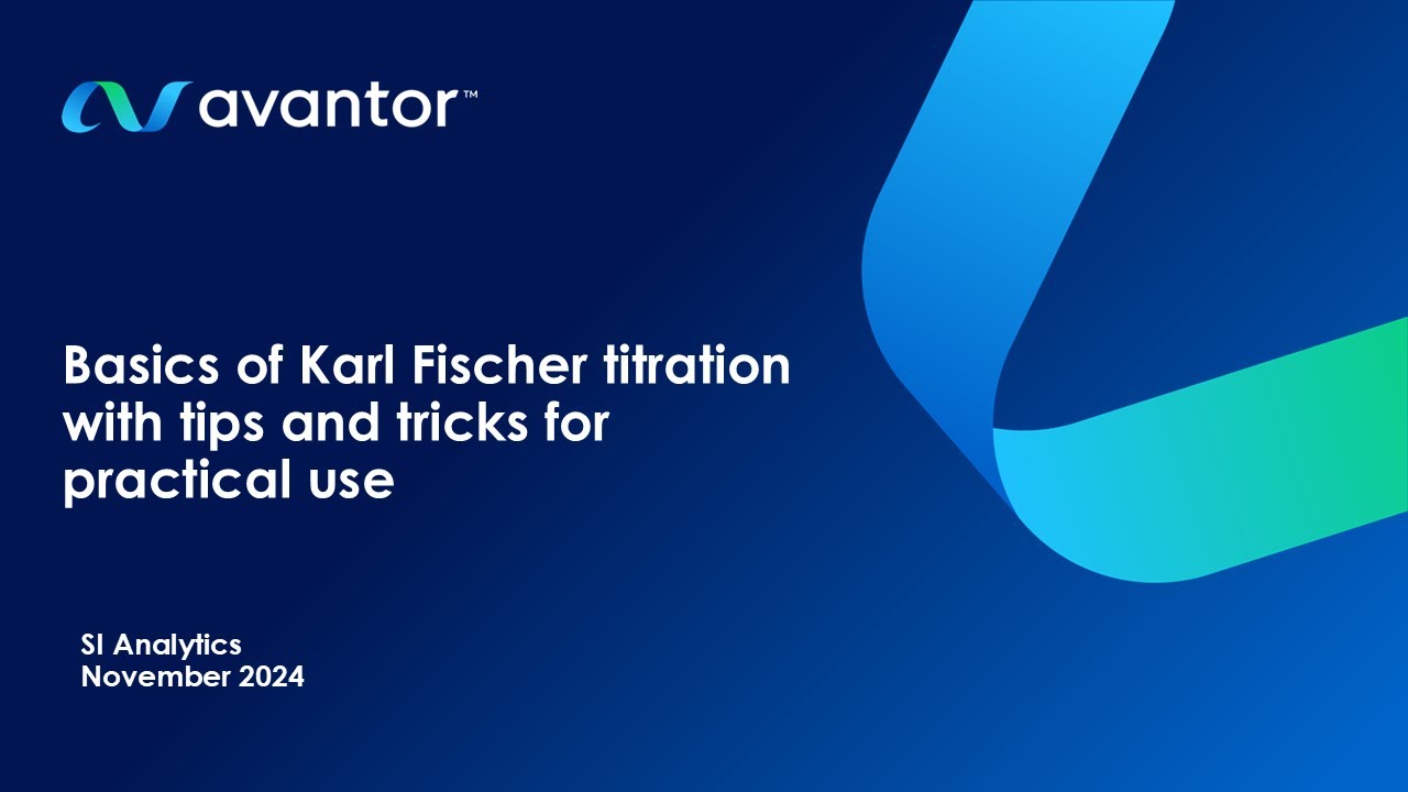 Basics of Karl Fischer titration with tips and tricks for practical use