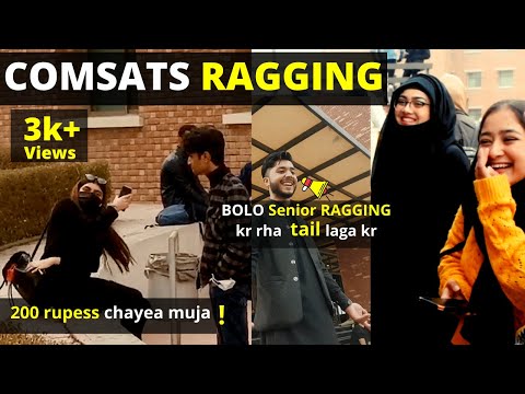 Ragging in COMSATS UNIVERASITY  ISLAMABAD 2022 |  COMSATS Ragging Vlog | Epi 005