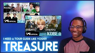 TREASURE | 'Treasure World Map' Episode 4: KOBE 1 & 5: KOBE 2 | REACTION | YOSHI our tour guide!!