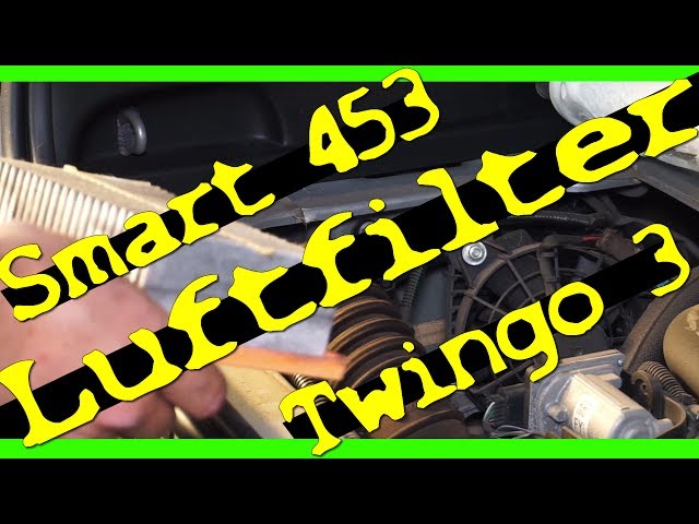Smart 453, Twingo 3, Change air filter