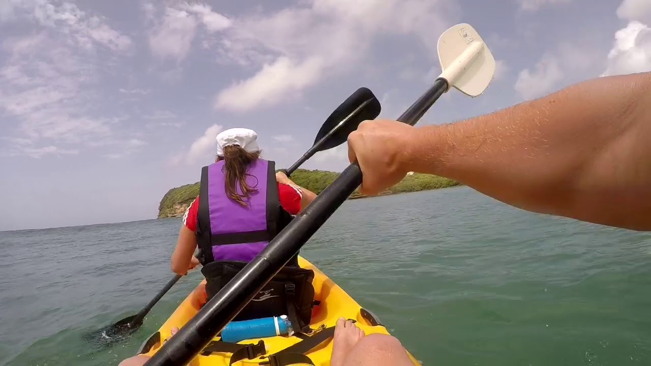 Kayaking off La Sagesse Beach, Grenada YouTube